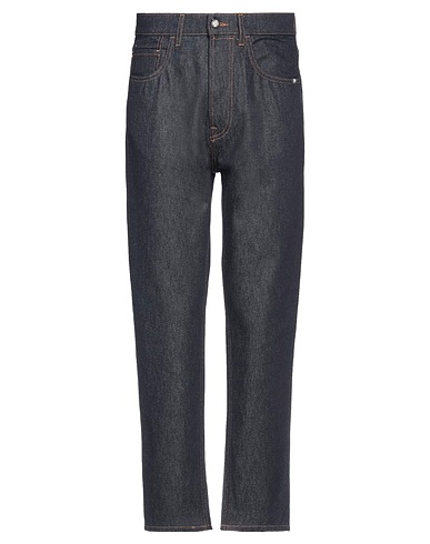 AMISH SUPPLIES Denim trousers Blue 80% Cotton, 20% Recycled cotton