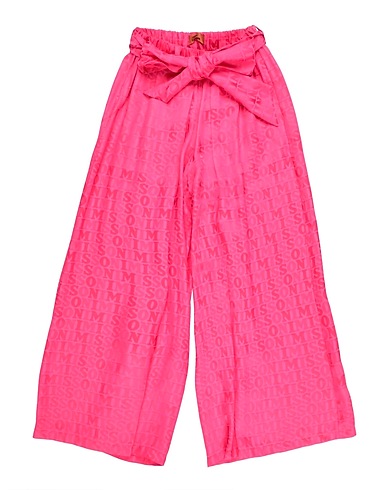 MISSONI KIDS Casual trouser Fuchsia 53% Acetate, 47% Viscose