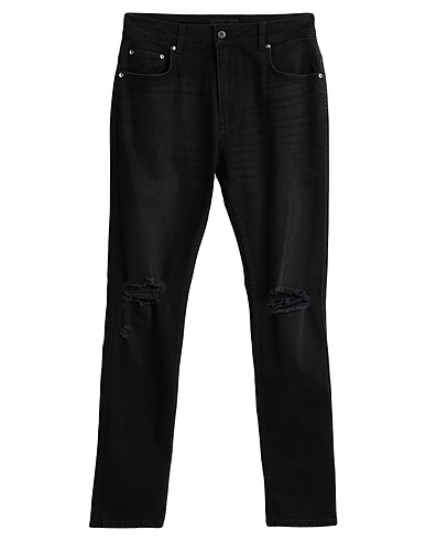 REPRESENT Denim pants NERO 99% Cotton, 1% Elastane