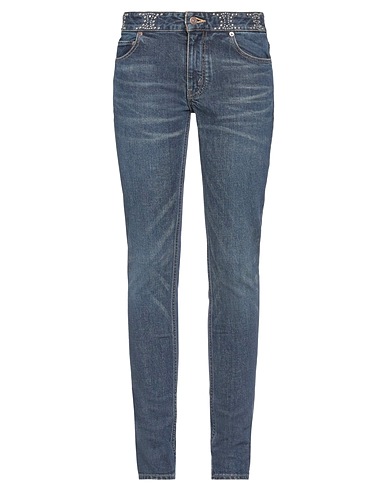 CELINE Denim pants Blue 98% Cotton, 2% Elastane