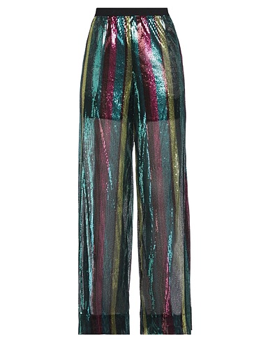 LA DOUBLE J Casual trouser Deep teal 100% Polyester