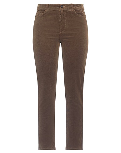 PAIGE Casual trouser Military green 68% Cotton, 30% Modal, 2% Elastane
