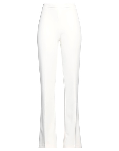 PINKO Casual trouser White 96% Polyester, 4% Elastane