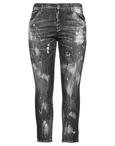 DSQUARED2 Denim pants Black 98% Cotton, 2% Elastane