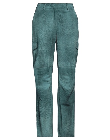 ARMA Casual trouser Deep teal Leather