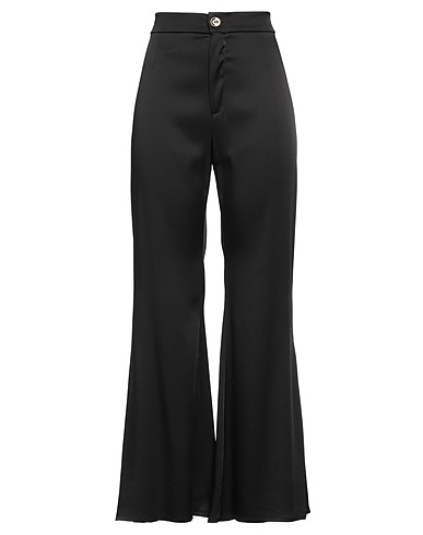 VANESSA CARRUBBA Casual trouser Black 61% Acetate, 34% Viscose, 5% Elastane