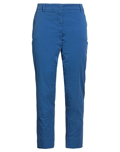 ROSSOPURO Casual pants Blue 94% Cotton, 6% Elastane