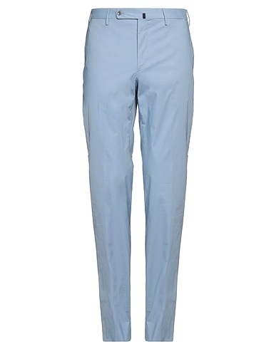 INCOTEX Casual pants Light blue 97% Cotton, 3% Elastane