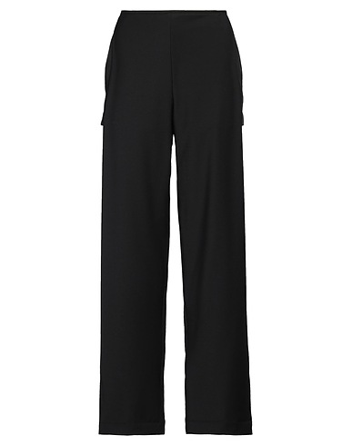 MALLONI Pantalone Nero 55% Poliestere, 43% Lana, 2% Elastan