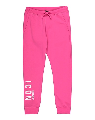 DSQUARED2 Casual trouser Fuchsia 100% Cotton, Elastane