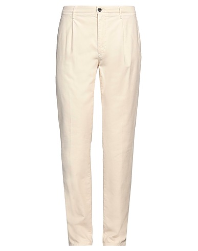 INCOTEX Casual trouser INCOTEX SLACKS BY SLOWEAR Cream 97% Cotton, 3% Elastane