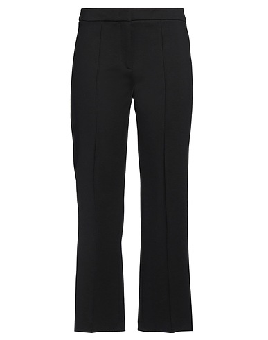 RUE DU BAC Casual trouser Black 70% Viscose, 25% Polyamide, 5% Elastane