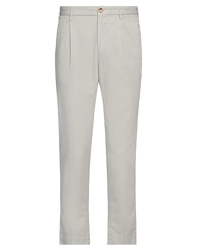 INCOTEX Casual trouser Light grey 77% Cotton, 23% Linen