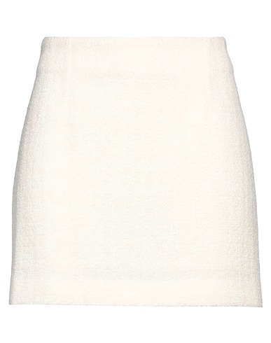 TAGLIATORE 02-05 Mini skirt Ivory 90% Virgin Wool, 10% Polyamide