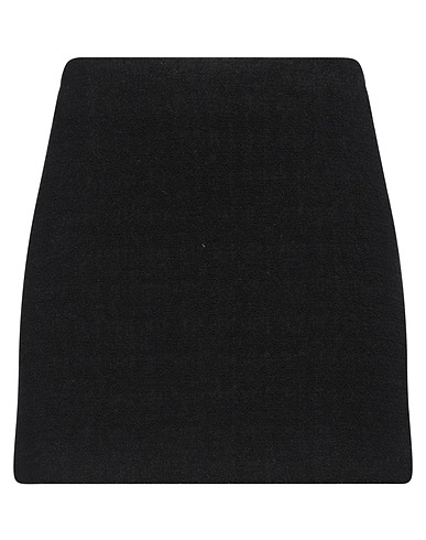 TAGLIATORE 02-05 Mini skirt Black 90% Virgin Wool, 10% Polyamide