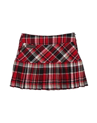 DSQUARED2 Skirt Red 100% Cotton