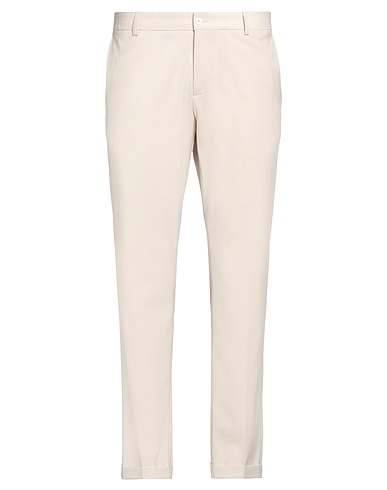 GREY DANIELE ALESSANDRINI Pantalon Blanc cassé 70% Polyester, 28% Viscose, 2% Élasthanne