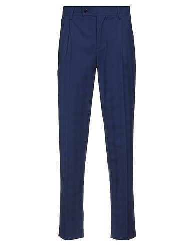 GREY DANIELE ALESSANDRINI Casual pants Navy 79% Polyester, 19% Viscose, 2% Elastane