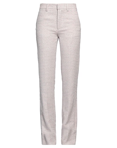 ALESSANDRA RICH Casual trouser Light pink 72% Cotton, 18% Polyester, 10% Polyamide