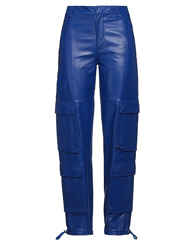 DONDUP Casual παντελόνι Μπλε 100% Δέρμα αρνιού