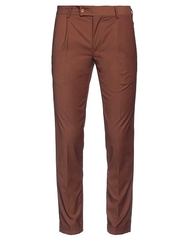 GREY DANIELE ALESSANDRINI Pantalone Marrone 70% Poliestere, 28% Viscosa, 2% Elastan