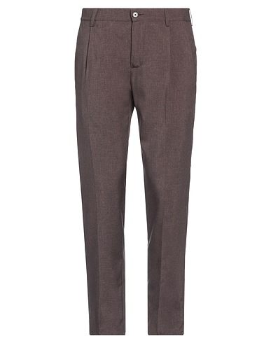 DANIELE ALESSANDRINI HOMME Pantalone Testa di moro 100% Poliestere