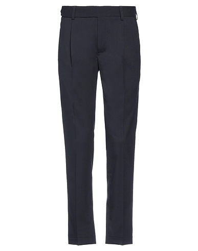 GREY DANIELE ALESSANDRINI Casual pants Midnight blue 55% Polyester, 44% Wool, 1% Elastane