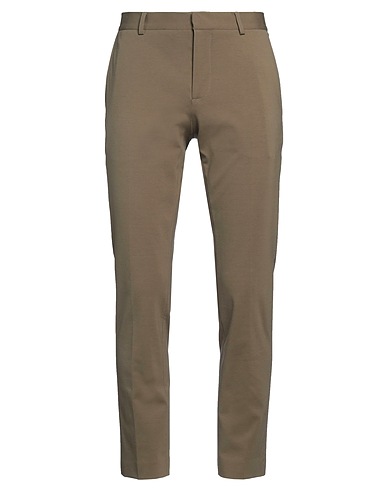 GREY DANIELE ALESSANDRINI Pantalone Verde militare 52% Cotone, 40% Poliammide, 8% Elastan