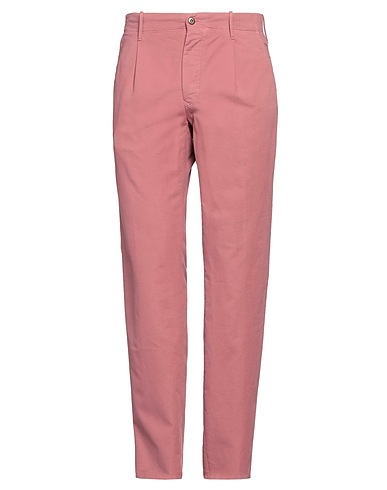 INCOTEX Casual pants Antique rose 96% Cotton, 4% Elastane