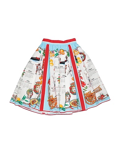 DOLCE&GABBANA Skirt White 100% Cotton