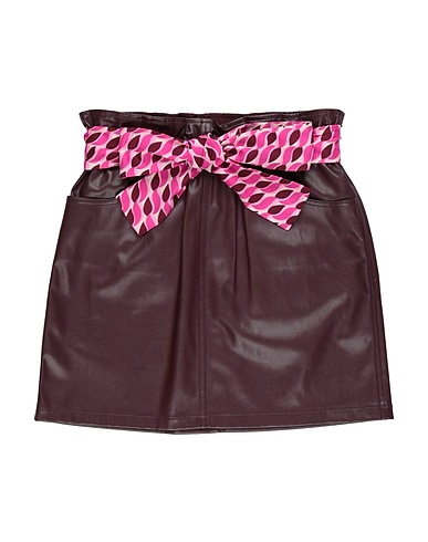 LIU •JO Gonna Bordeaux 100% Poliestere, Resina sintetica