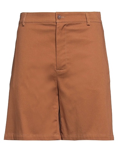 DANIELE ALESSANDRINI HOMME Shorts & Bermuda Marrone 97% Cotone, 3% Elastan