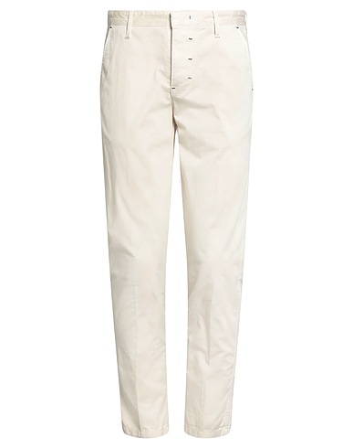 BERNA Casual trouser Cream 97% Cotton, 3% Elastane