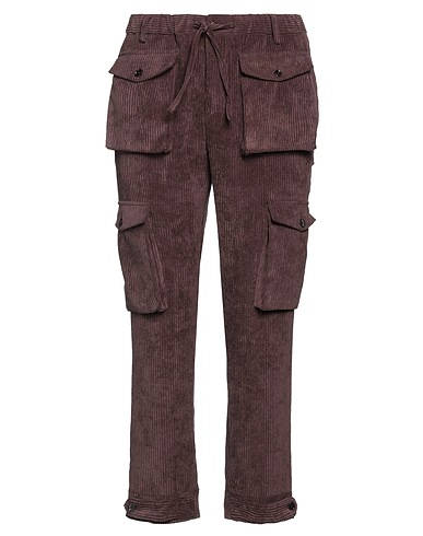 GREY DANIELE ALESSANDRINI Pantalone Testa di moro 87% Poliestere, 11% Poliammide, 2% Elastan