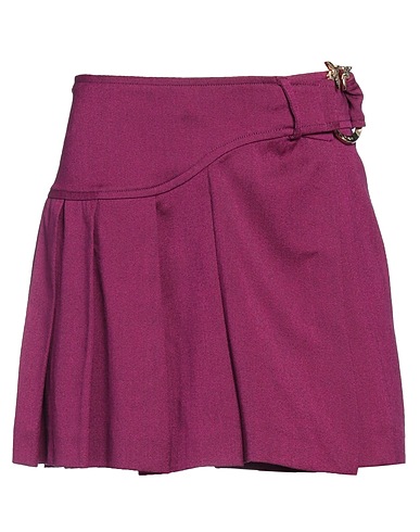 PINKO Minigonna Prugna 55% Lana, 28% Poliestere, 15% Viscosa, 2% Elastan