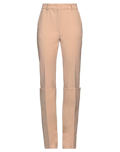 SPORTMAX Pantalone Beige 53% Poliestere, 43% Lana Vergine, 4% Elastan
