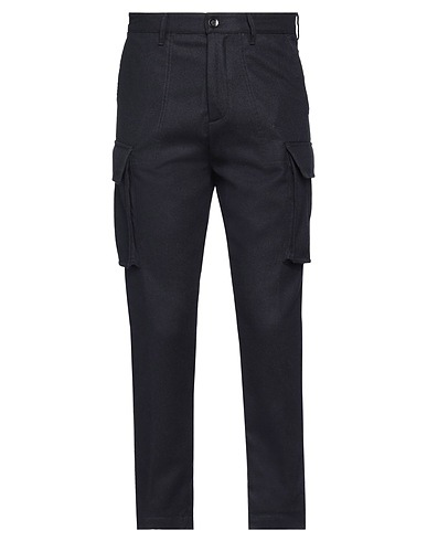 OFFICINA 36 Casual trouser Midnight blue 60% Wool, 20% Polyester, 15% Polyamide, 5% Other Fibres