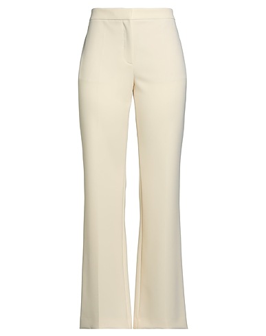MOSCHINO Casual trouser COUTURE Beige 89% Polyester, 11% Polyurethane