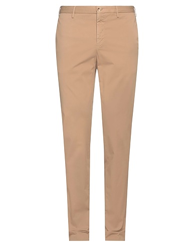 INCOTEX Casual trouser Camel 97% Cotton, 3% Elastane