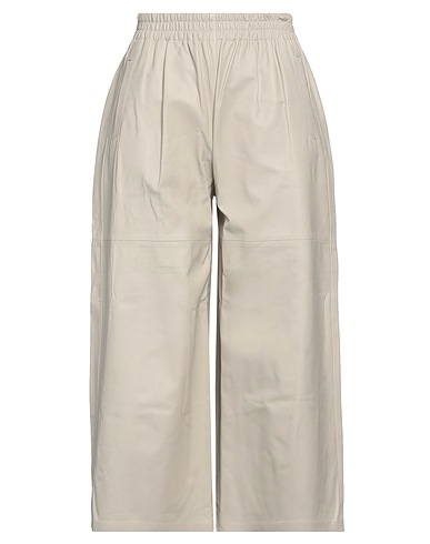 PINKO BOTTOMWEAR Beige 100% Lambskin