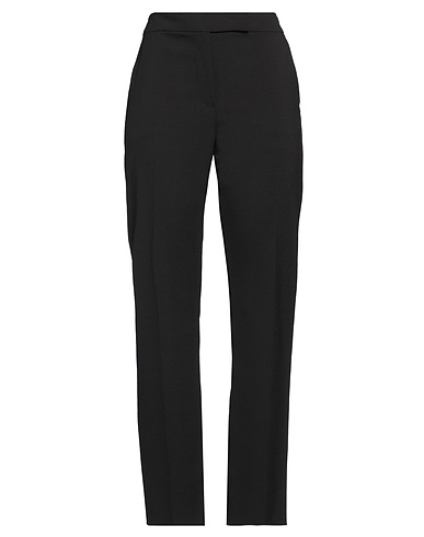 MAX MARA Casual trouser Black 78% Virgin Wool, 20% Mohair wool, 2% Elastane