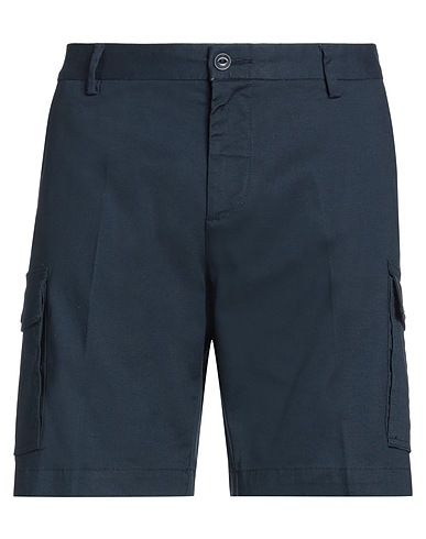 HARMONT & BLAINE Shorts & Bermuda Midnight blue 97% Cotton, 3% Elastane