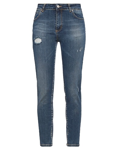 MOTEL Denim trousers Blue 98% Cotton, 2% Elastane