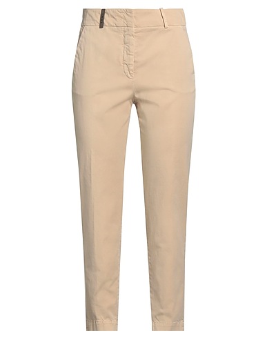 PESERICO Casual trouser Sand 97% Cotton, 3% Elastane
