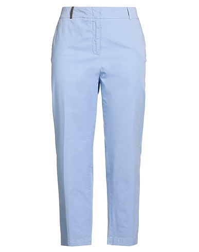 PESERICO Pantalone Celeste 97% Cotone, 3% Elastan