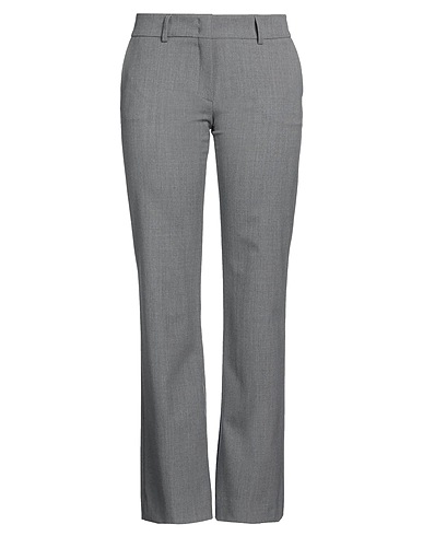 PIAZZA SEMPIONE Casual pants Grey 92% Virgin Wool, 6% Polyamide, 2% Elastane