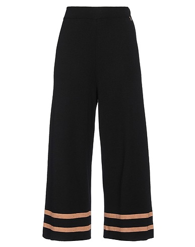 GAI MATTIOLO Casual trouser Black 63% Viscose, 25% Merino Wool, 9% Polyamide, 3% Elastane