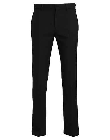 VERSACE Casual trouser Black 100% Virgin Wool
