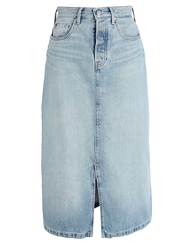 TOMMY HILFIGER Denim skirt Blue 100% Cotton