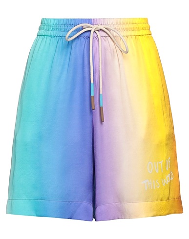 MIRA MIKATI Shorts & Bermuda Yellow 100% Viscose
